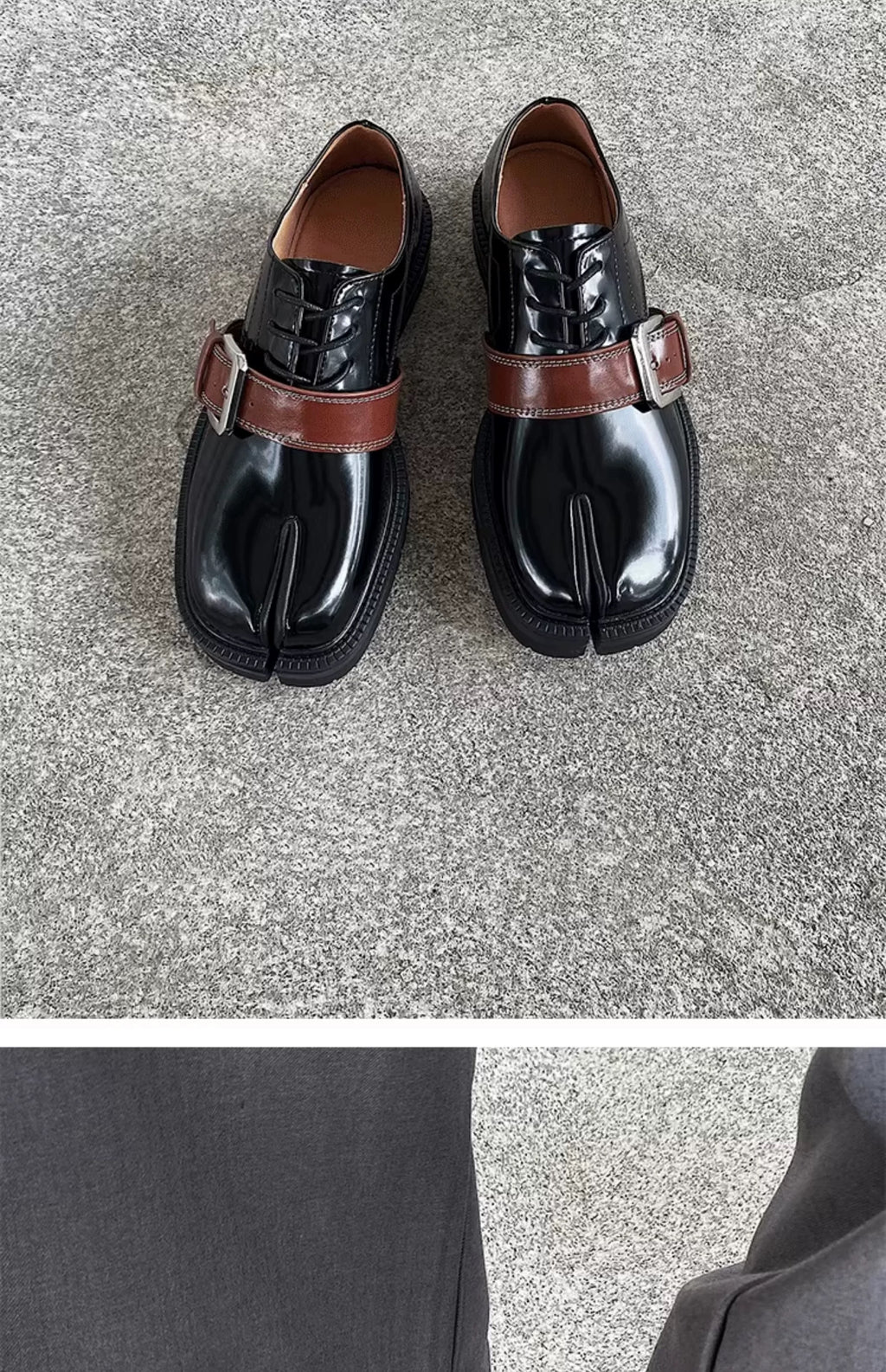 SHENLV STUDIO Buckle Tabi Shoes