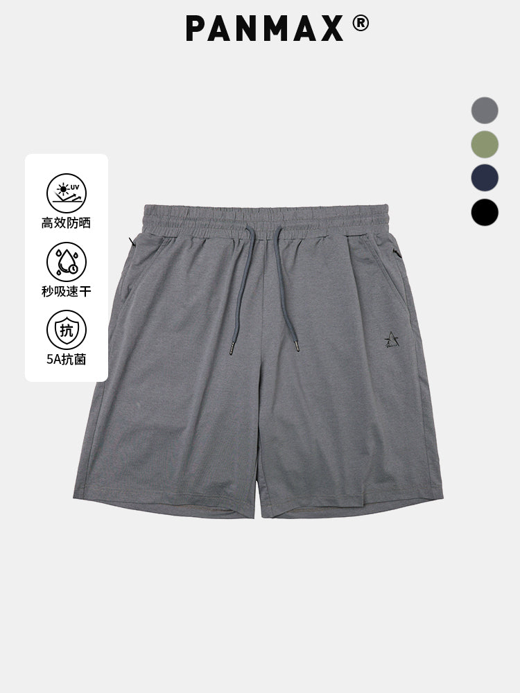 PANMAX Loose Straight Antibacterial Sunscreen Casual Five-point Pants