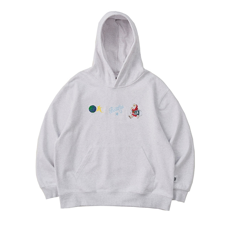 Battles Christmas Embroidered Hooded Sweater