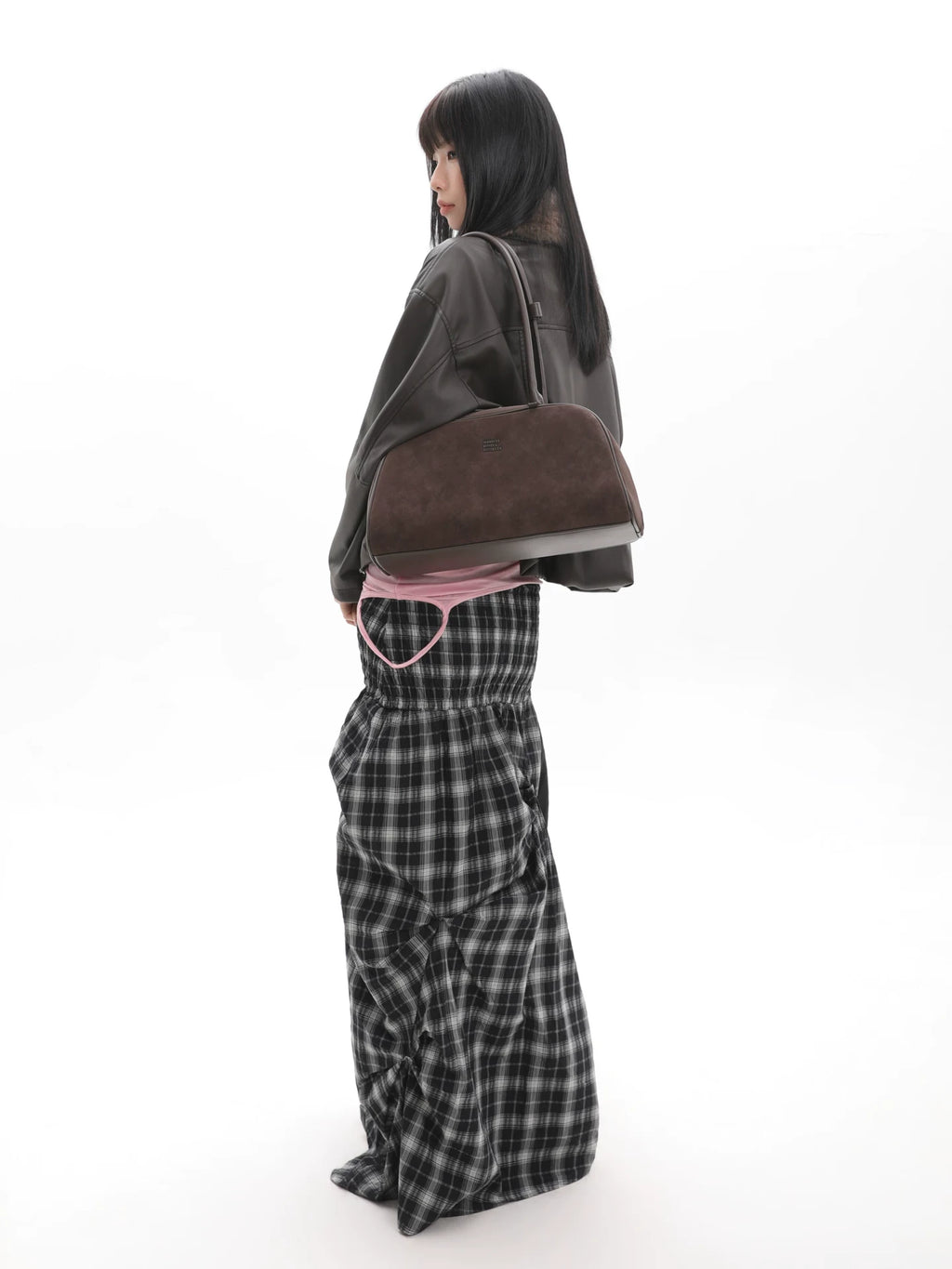 JANDRESS Suede Large Capacity Shoulder Bag