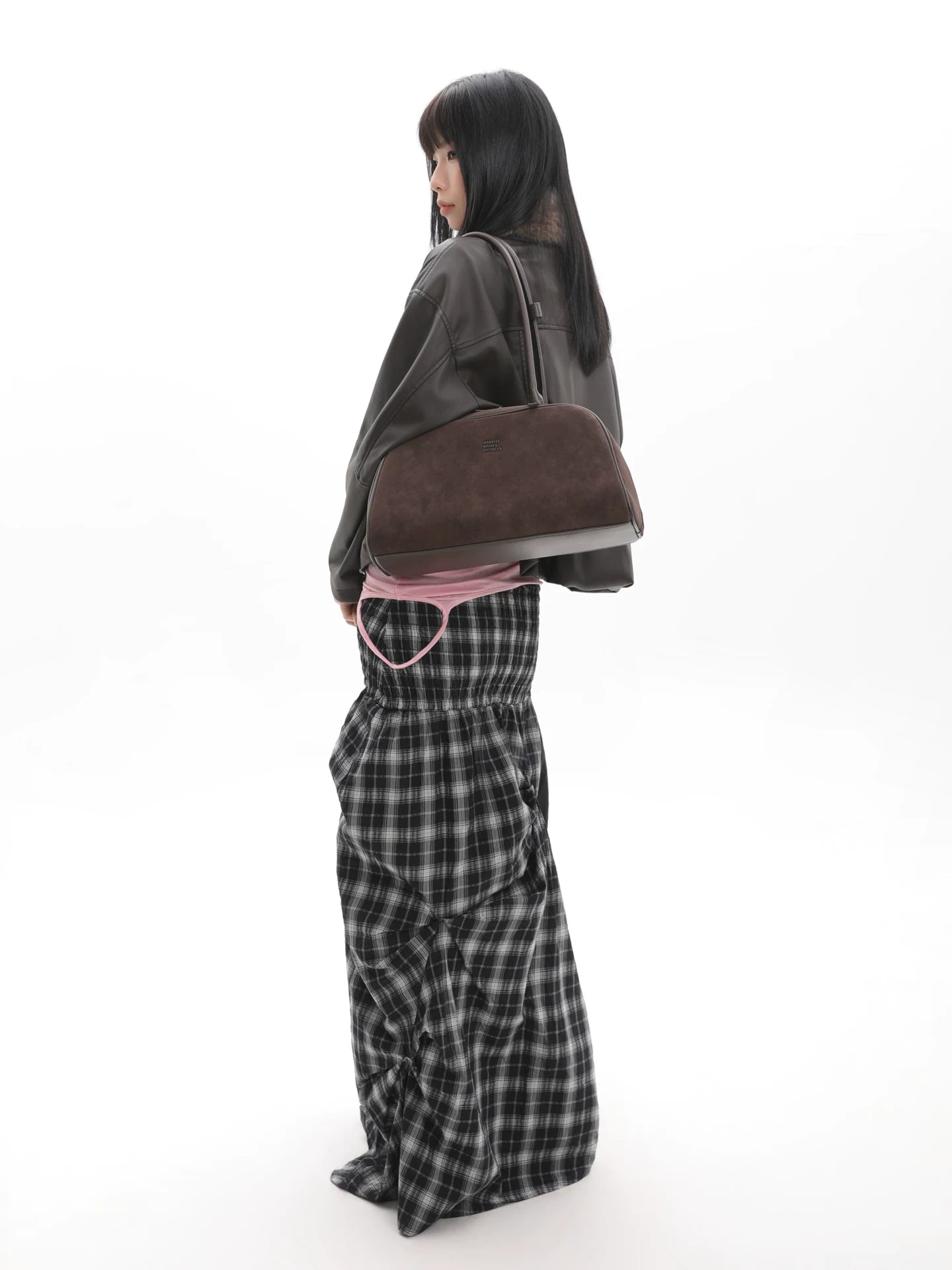 JANDRESS Suede Large Capacity Shoulder Bag