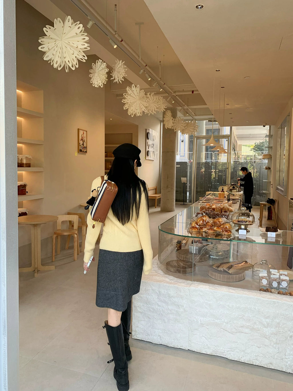 YOUNG KYLIN Thickened Warm Double Zipper Sweater Jacket