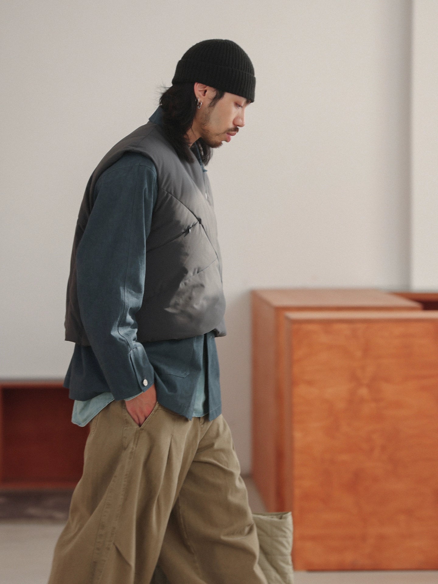 NOEARS Vintage Short Down Vest