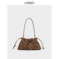 LOSEA Rivet Strap Armpit Bag