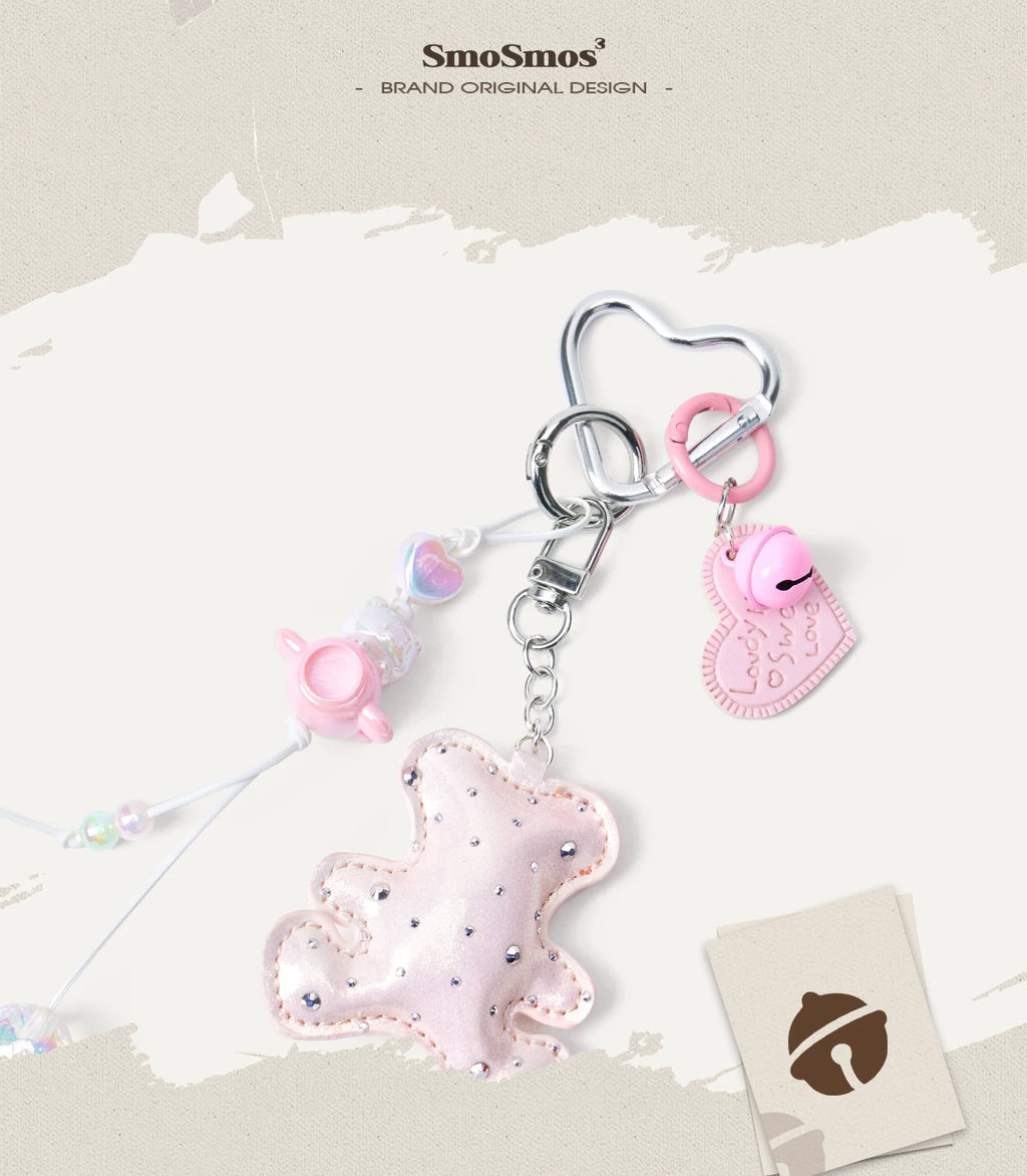 SmoSmos Suit Bear Plush Doll Bag Pendant