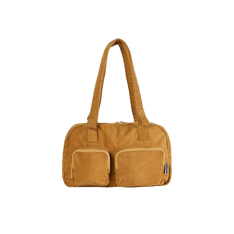 CryingCenter Corduroy Shoulder Underarm Bag