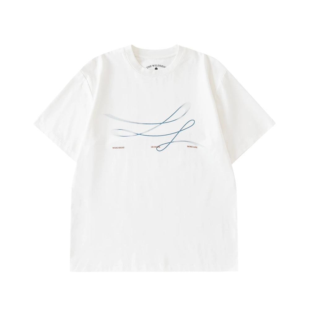 LR Cool Motion Line Pattern Loose Tee