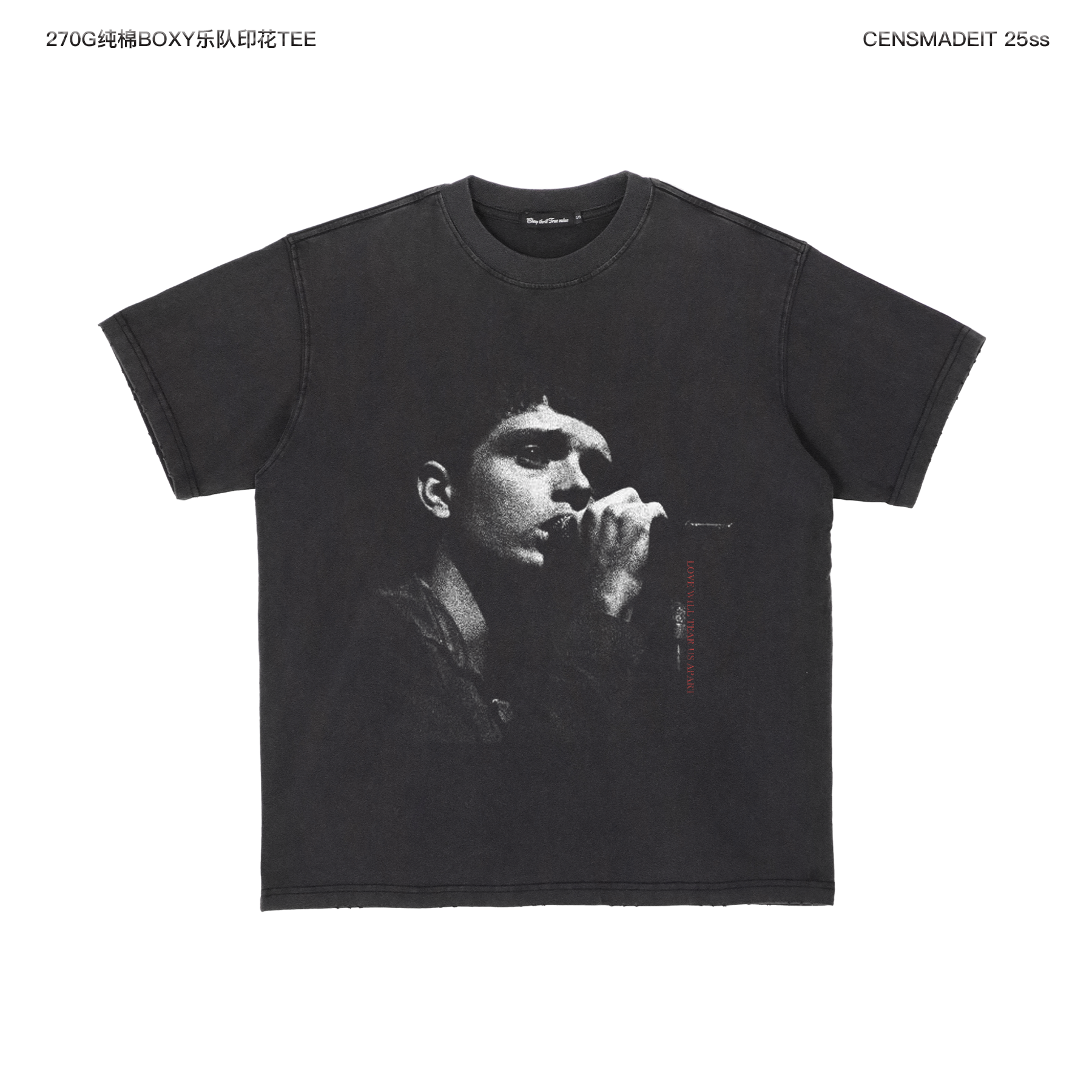 CENSMADE Old American Portrait Print Tee