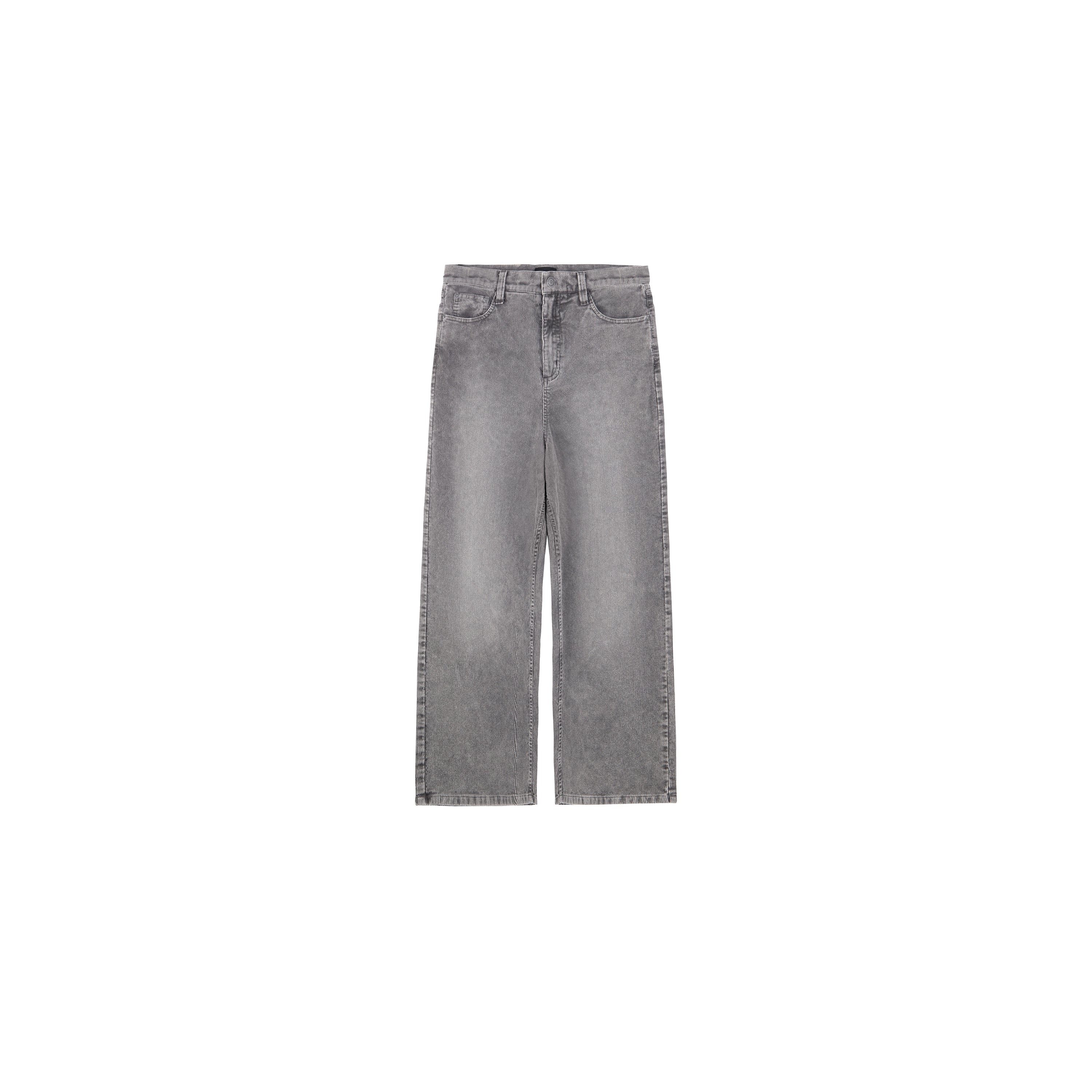 PLUS NO LOGO Corduroy Retro Old Loose Straight Trousers