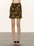 Anna Aneae High Waist Flower Skirt