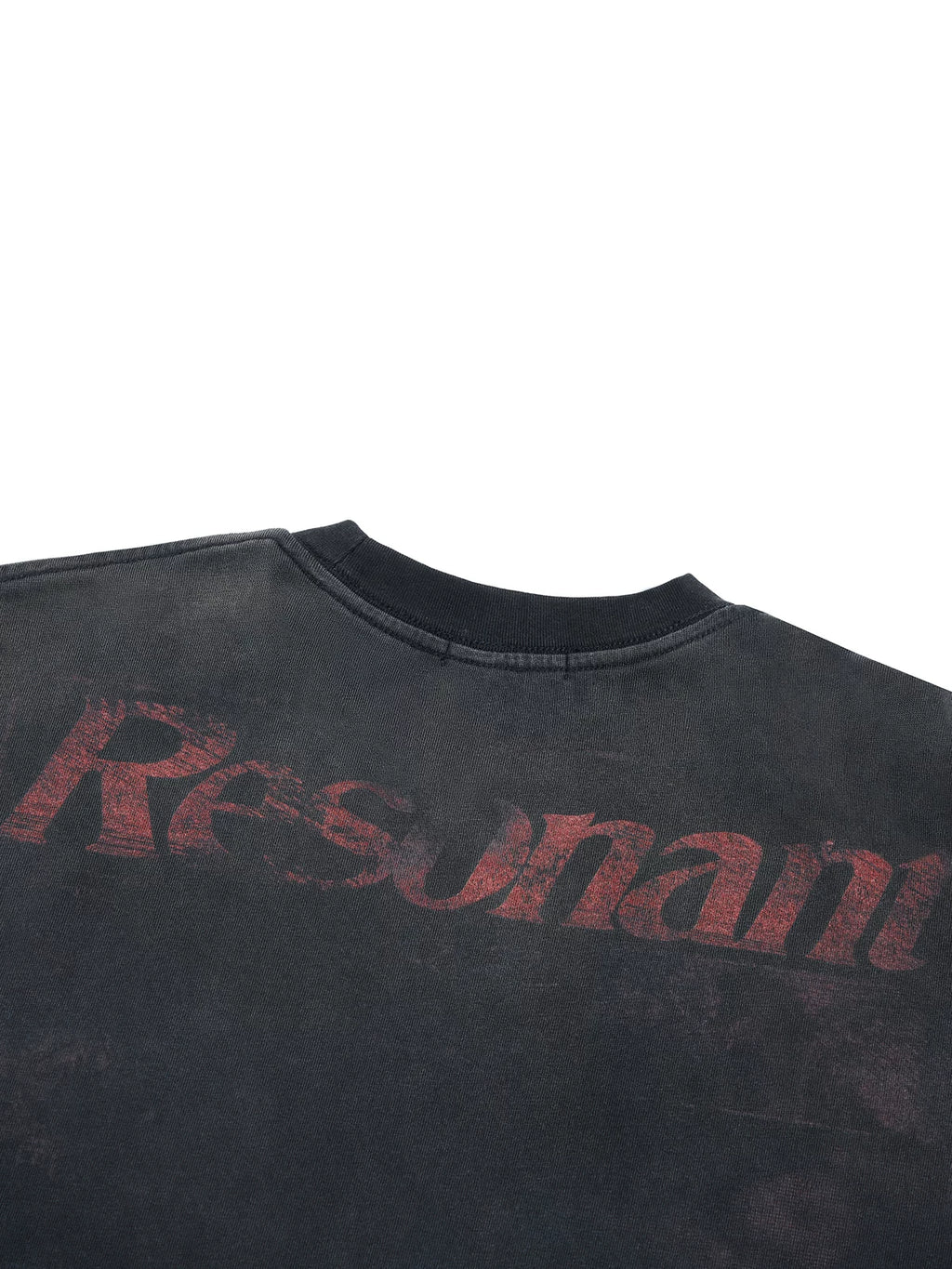 PEOPLESENSE Retro Old Direct Injection Printing Loose Tee