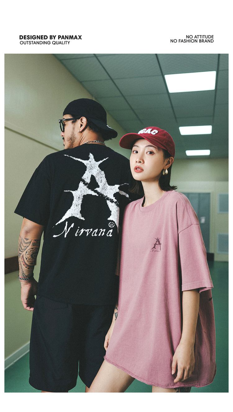 PANMAX Dark Element Alphabet Print Tee