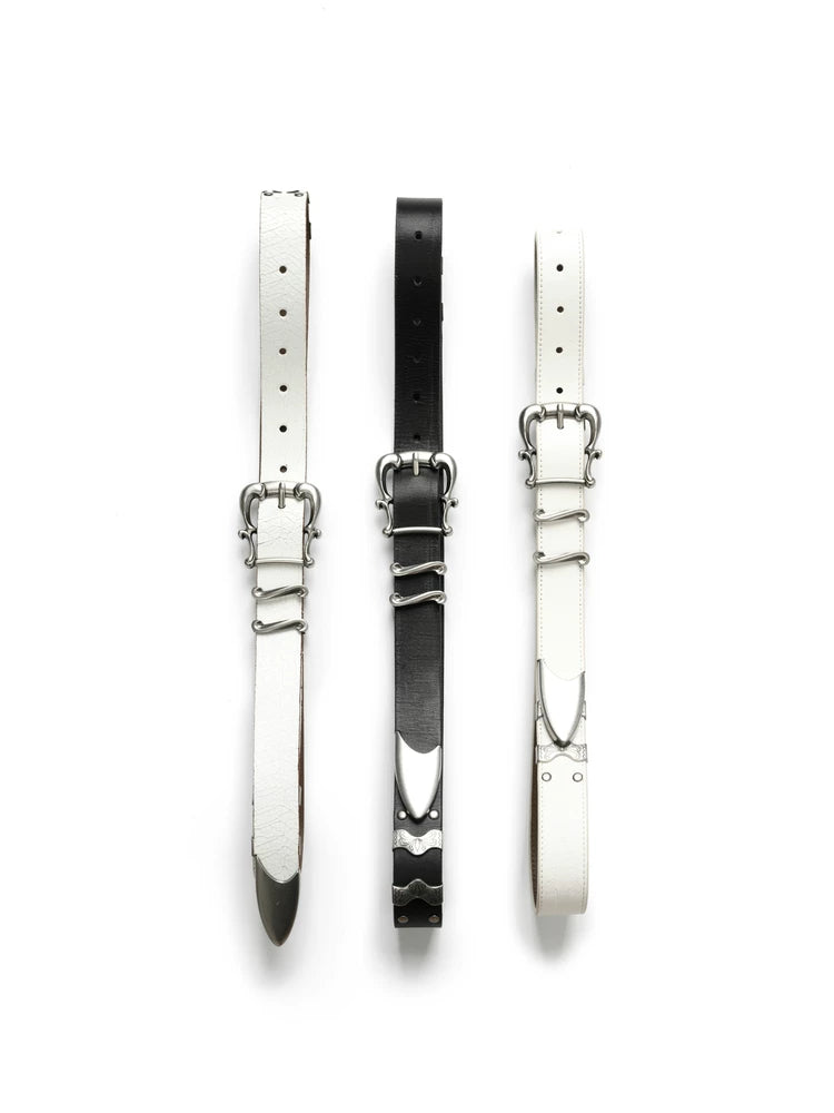 NOT UGLY Engraved Bronzing Matte Belt