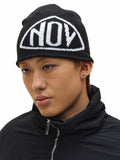 NOVACAM Jacquard LOGO Contrasting Color Knitted Wool Cold Hat