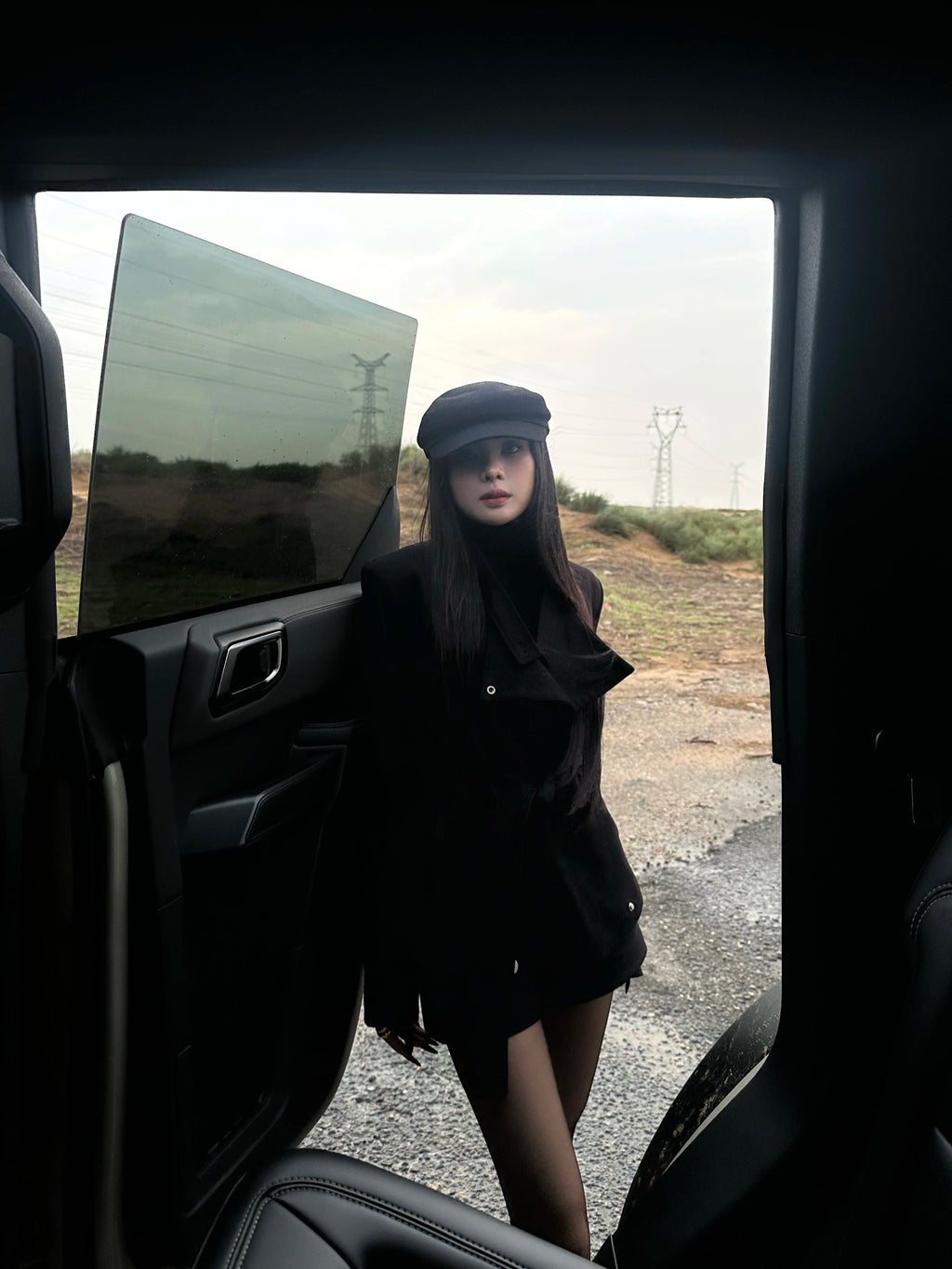 CHUYUQI Ruffian Handsome Suede Short Jacket