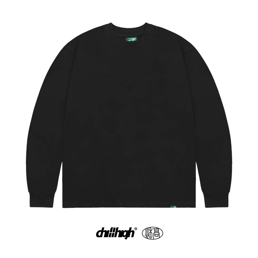 ChillHigh Vintage Crew Neck Loose Casual Long Sleeves