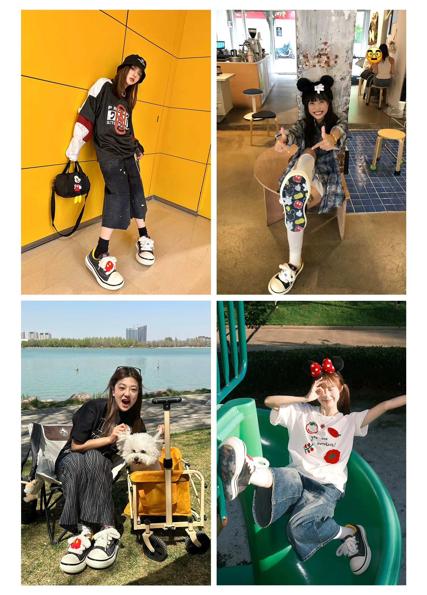 OLDORDER Retro Versatile Big Head Casual Espadrilles