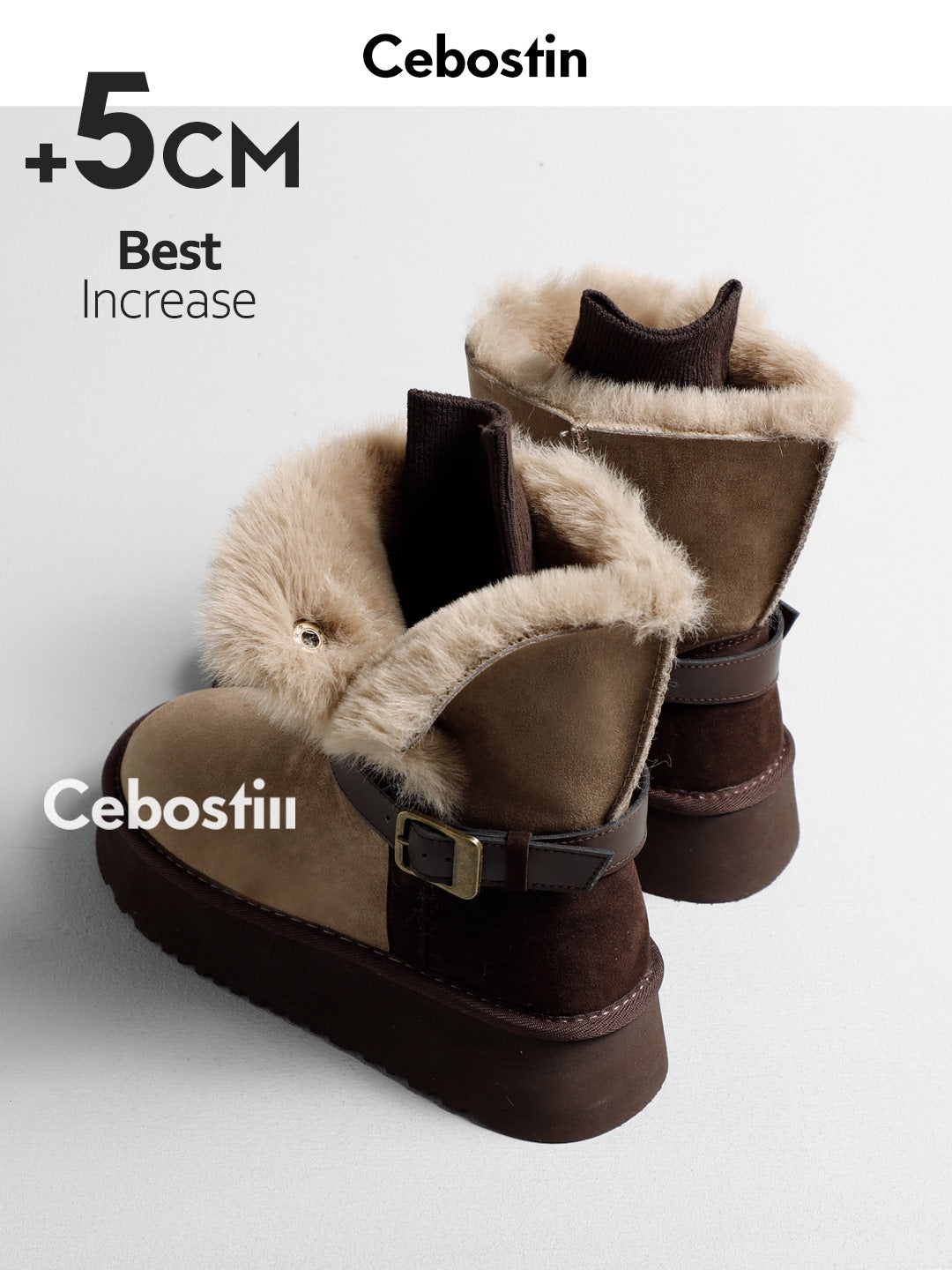 Cebostin Plush Thermal Boots