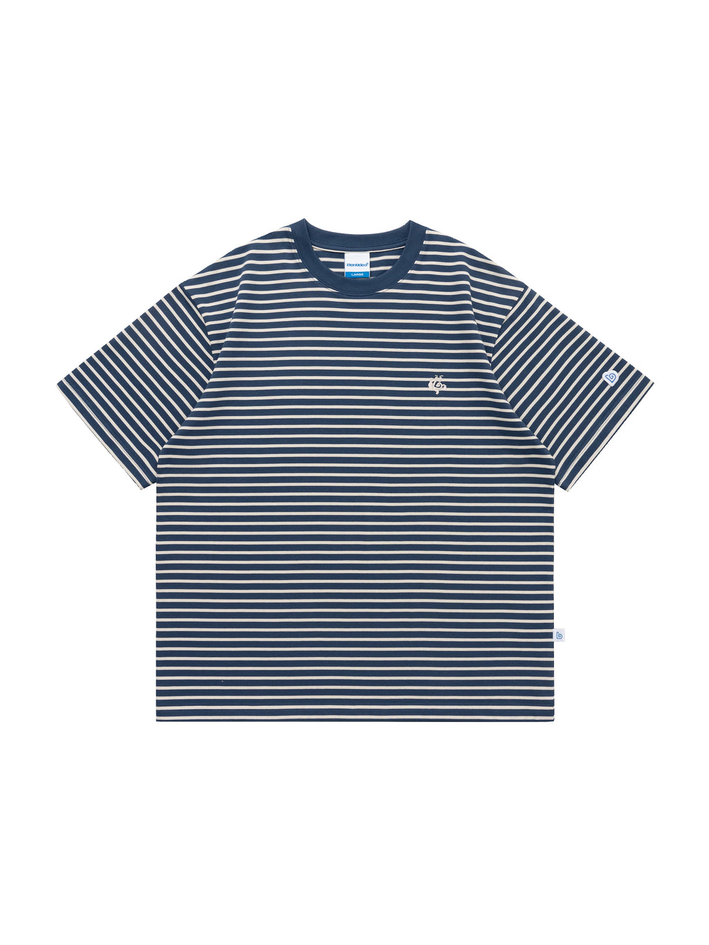 BENT IDEA Vintage Striped Casual Tee