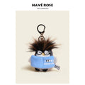 HAVEROSE Straight-A Student Penguin Bag Keychain Plush Pendant