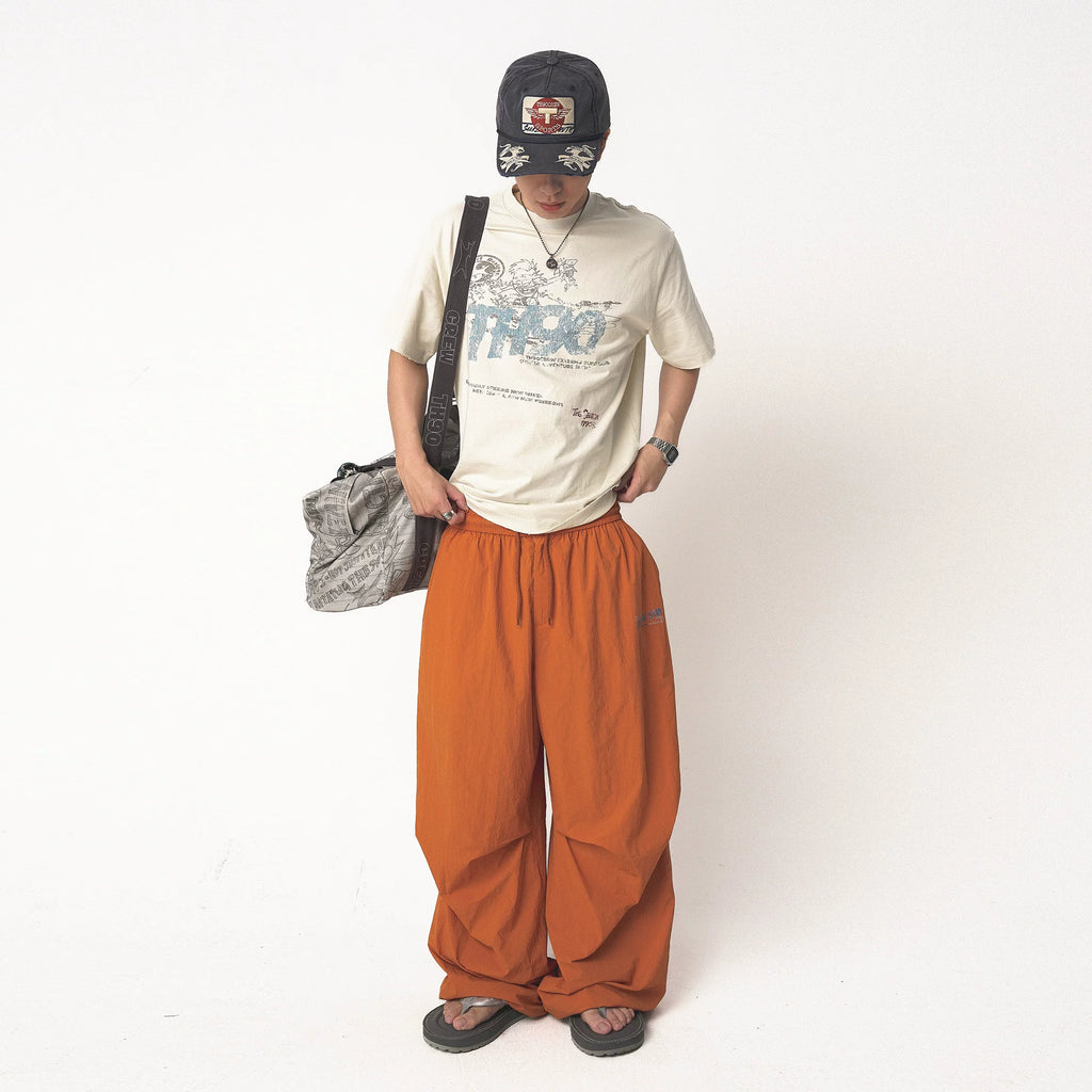 TH90 Retro Totem Print Casual Tee