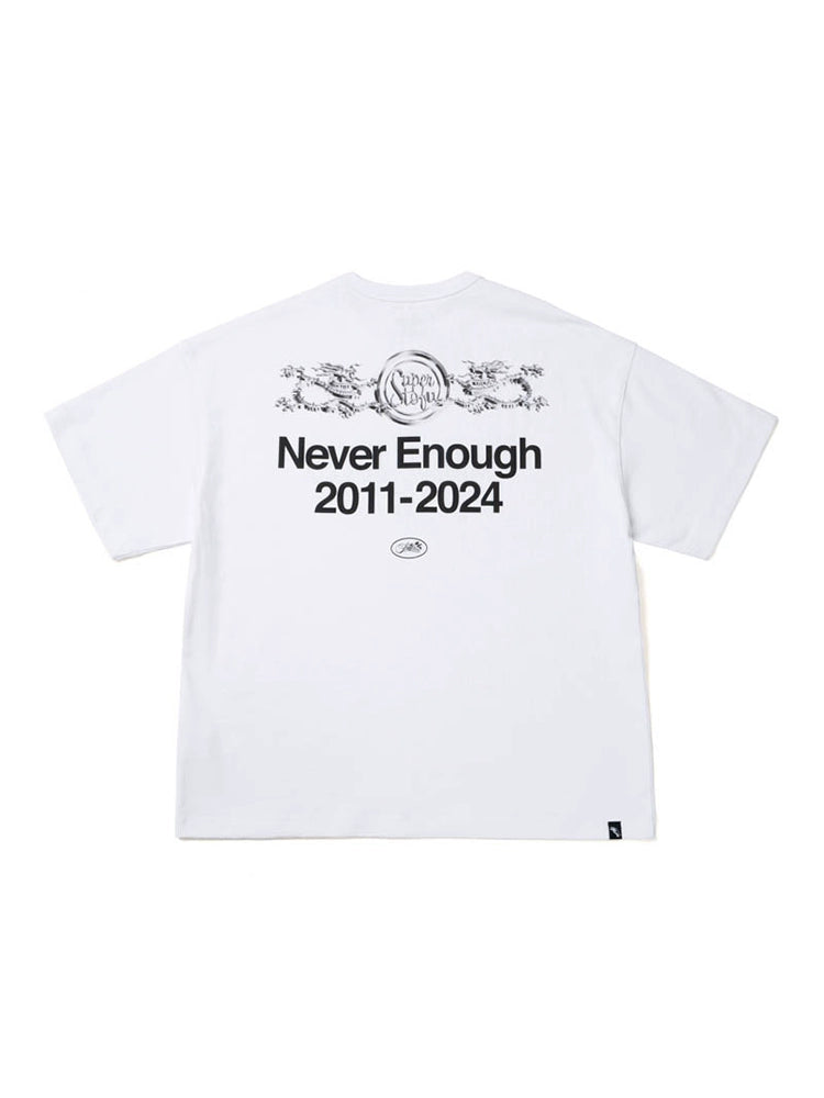 SUPERTOFU Metal Dragon Print Casual Versatile Tee