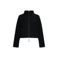 FUNKYFUN Short Fleece Stand-up Neck Zipper Jacket