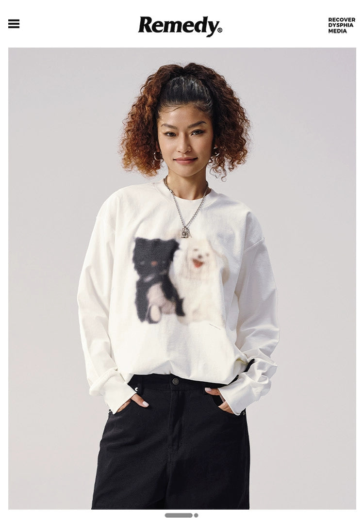 Remedy Puppy Long Sleeve Tee
