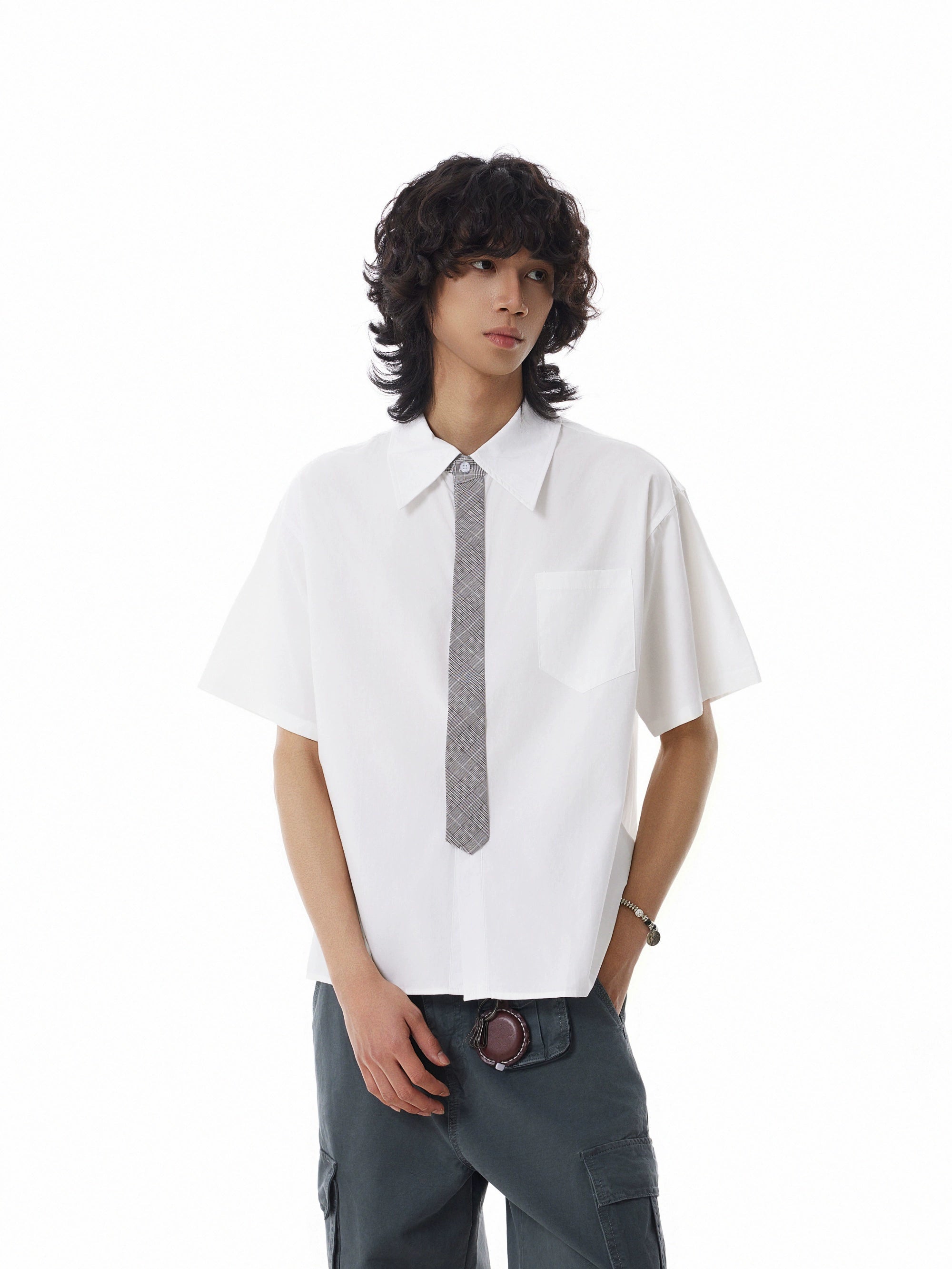 BTSG Fake Two-piece Commuter Shirt