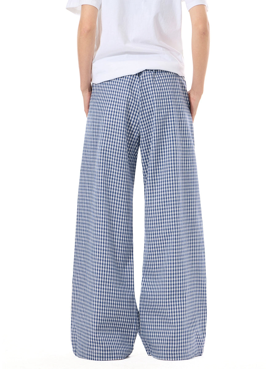 BTSG X Peoede  British plaid striped pants