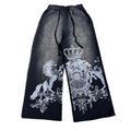 No E Mosen Crown Warhorse Print Casual Sweatpants