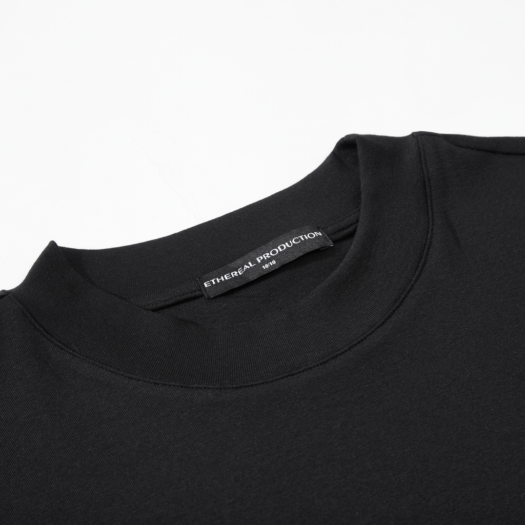 ETHEREAL High Elastic Front Shoulder Casual Tee