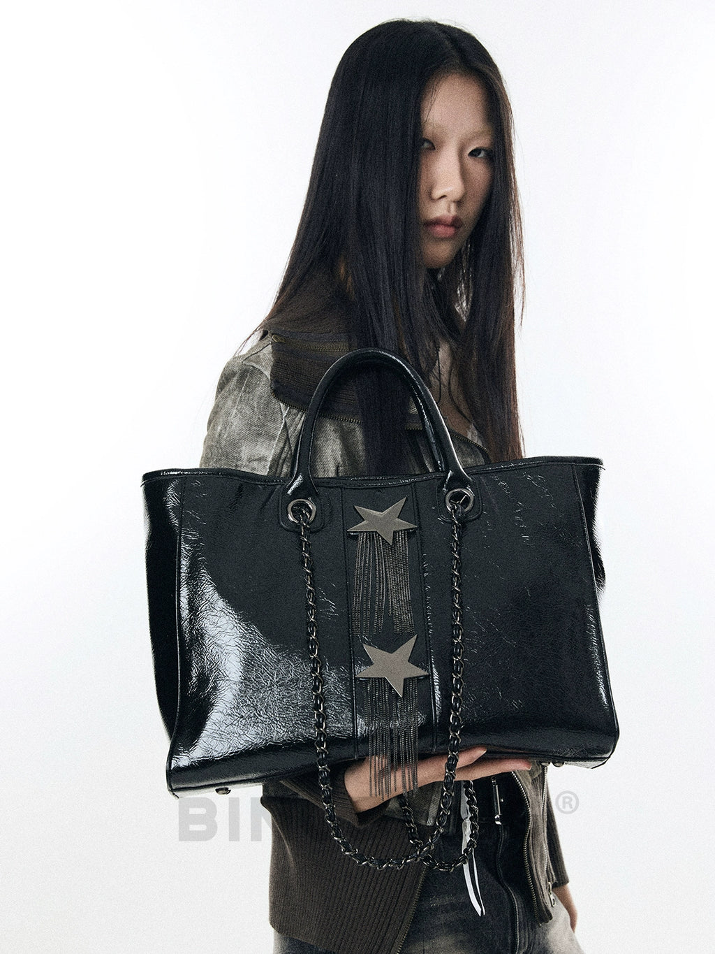 BINGBONG Large Capacity Cool Spicy Tote Bag Handbag