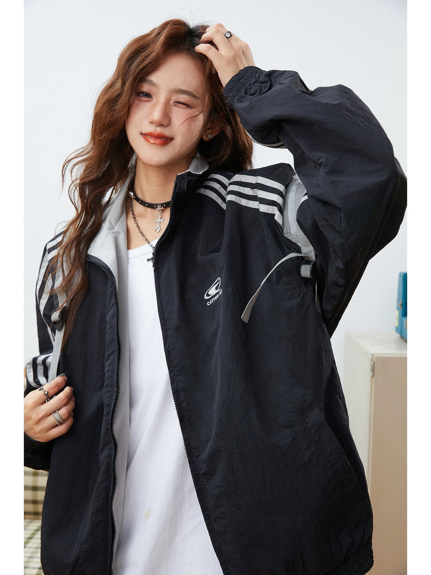 CHANT2nd Vintage Two-Sided Casual Sports Jacket