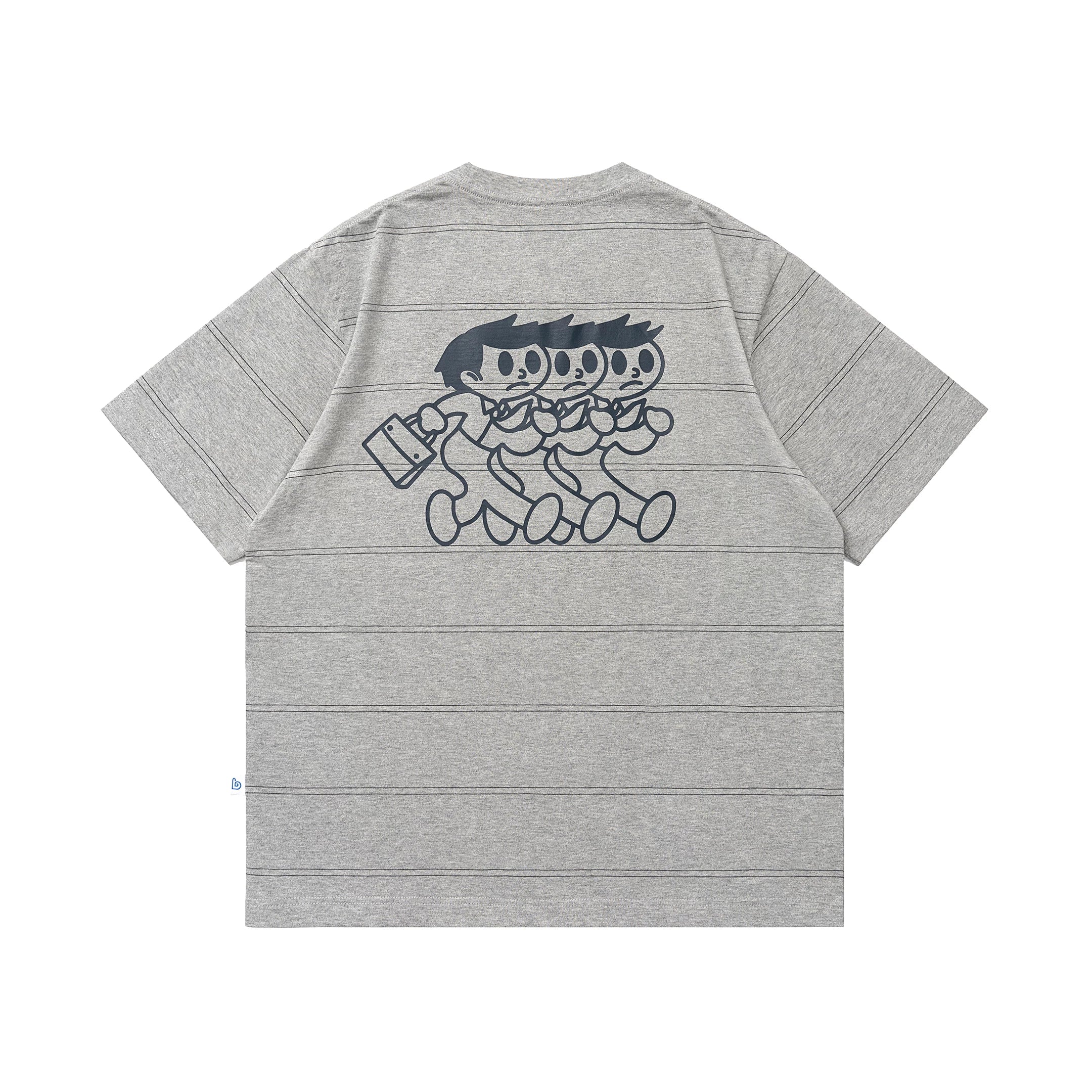BENT IDEA Casual Striped Loose Tee