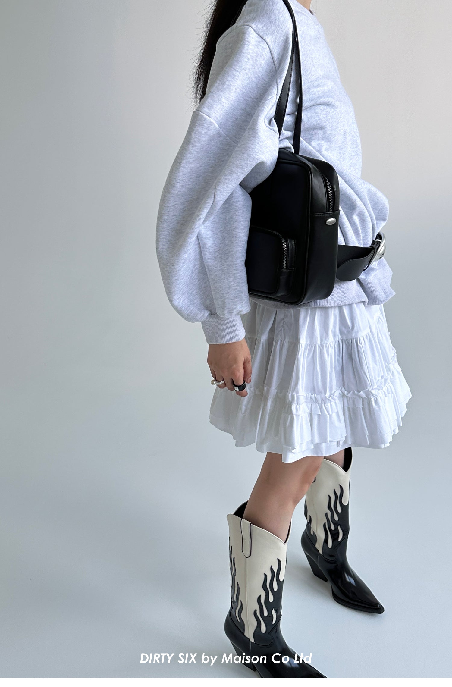 DirtySix Pierre Cow Split Leather Toast Bag