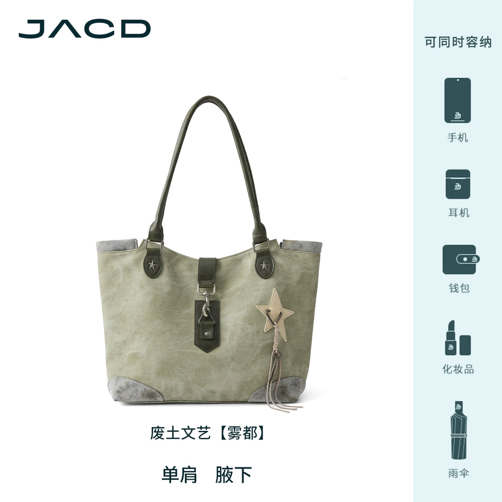 JACD Retro Large Capacity Shoulder Handbag