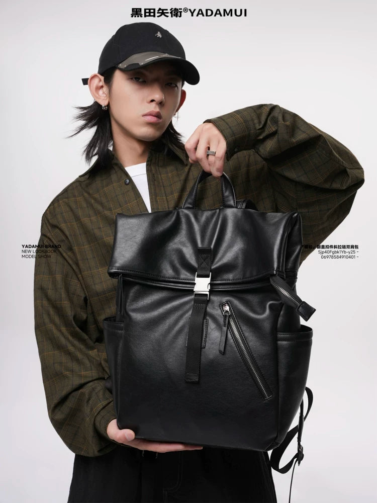 YADAMUI Leather Commuter Backpack