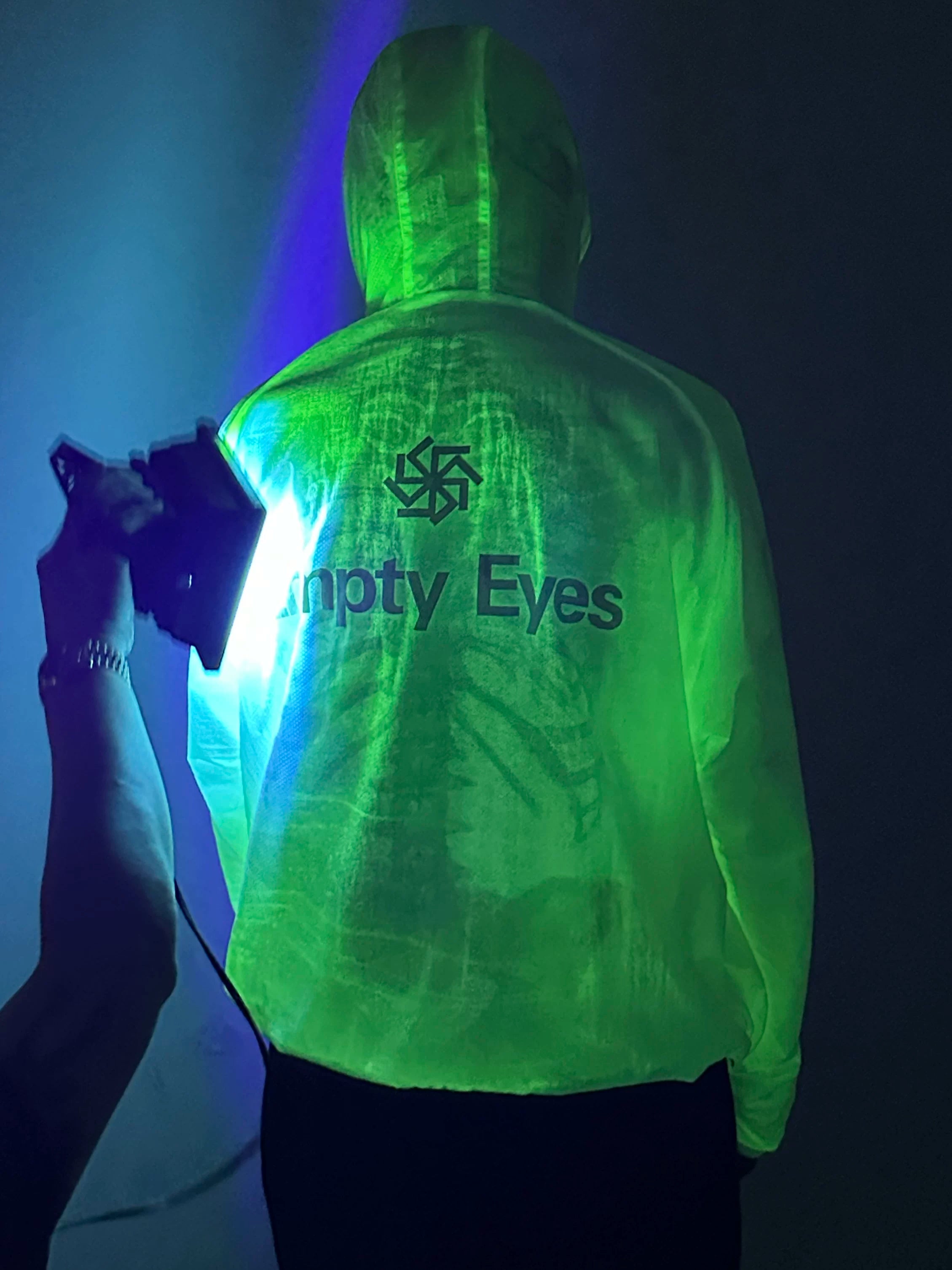 Empty Eyes Vintage Luminous Skeleton Print Casual Long Sleeve