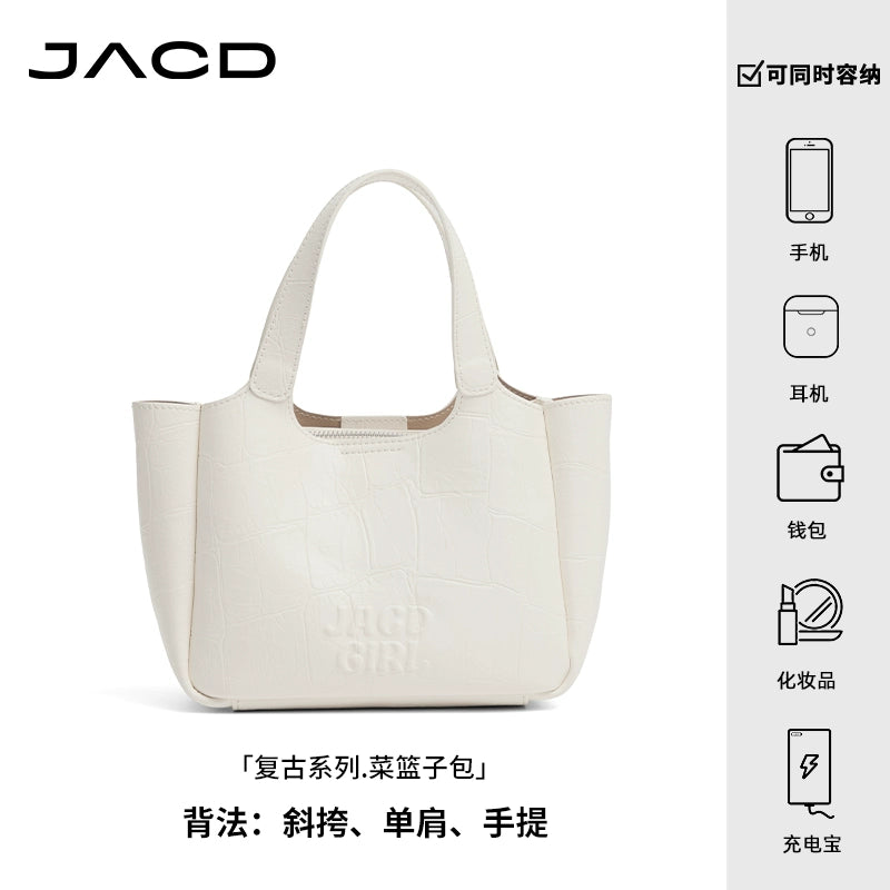 JACD Crossbody Commuter Large Capacity Bucket Bag