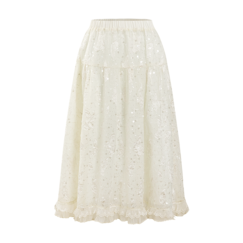 SunsetPark Butterfly Lace Neck Set