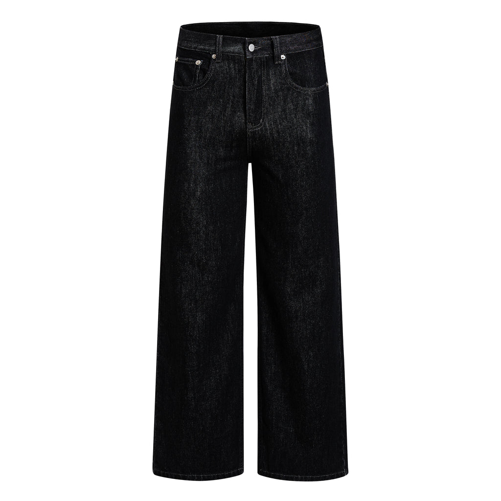 Sameuoo Vintage High Waist Straight Jeans