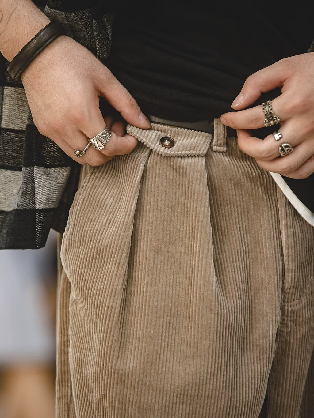 Madden Retro Loose Corduroy Wide Leg Pants