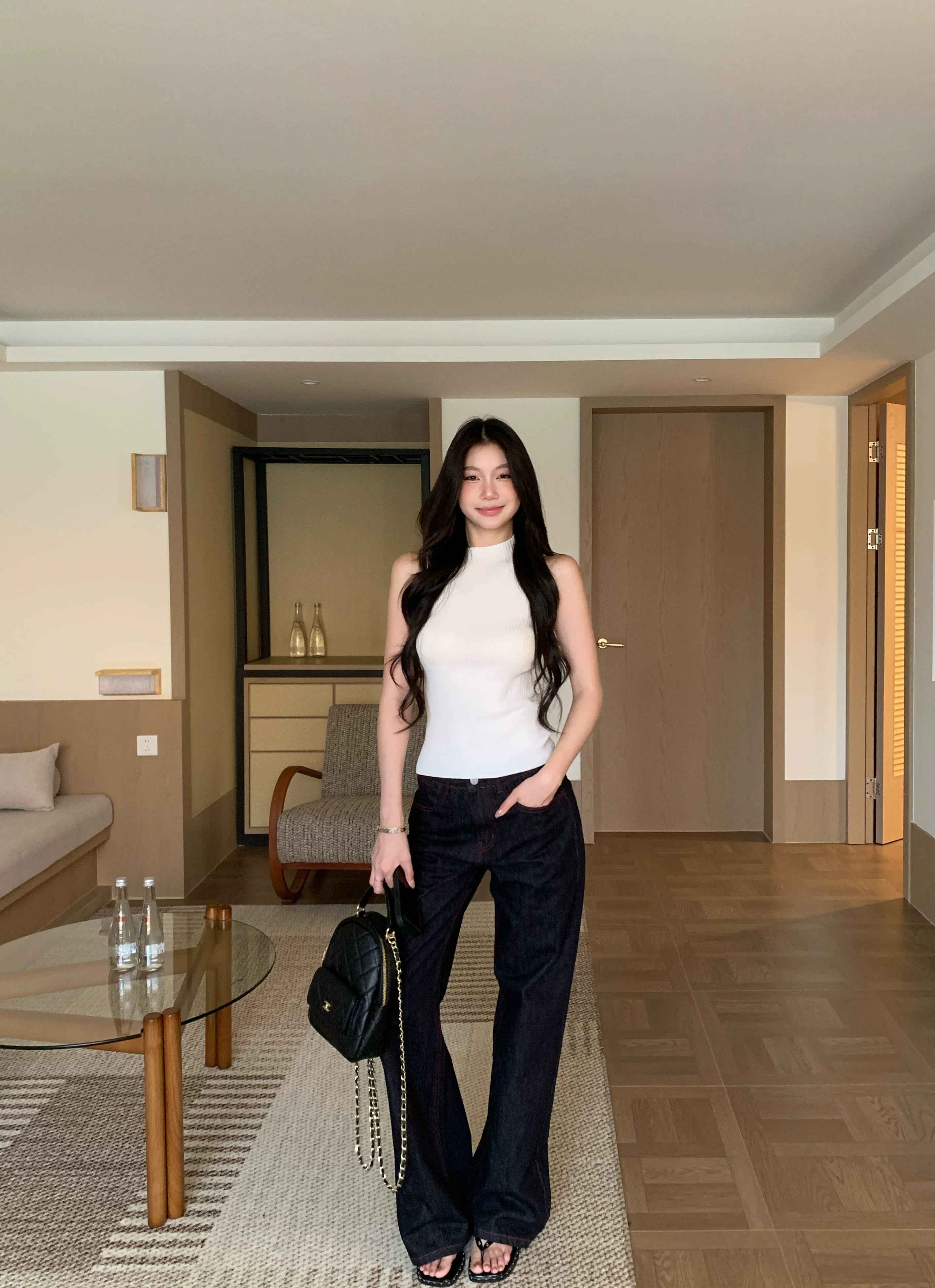 WITHMIN Vintage Versatile Casual Low-rise Jeans