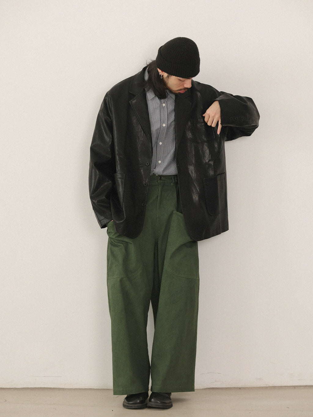 NOEARS Retro Japanese Multi-pocket Trousers