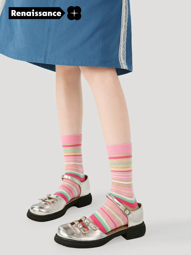 Renaissance Cass mesh Anti-Bacterial Socks 3pcs