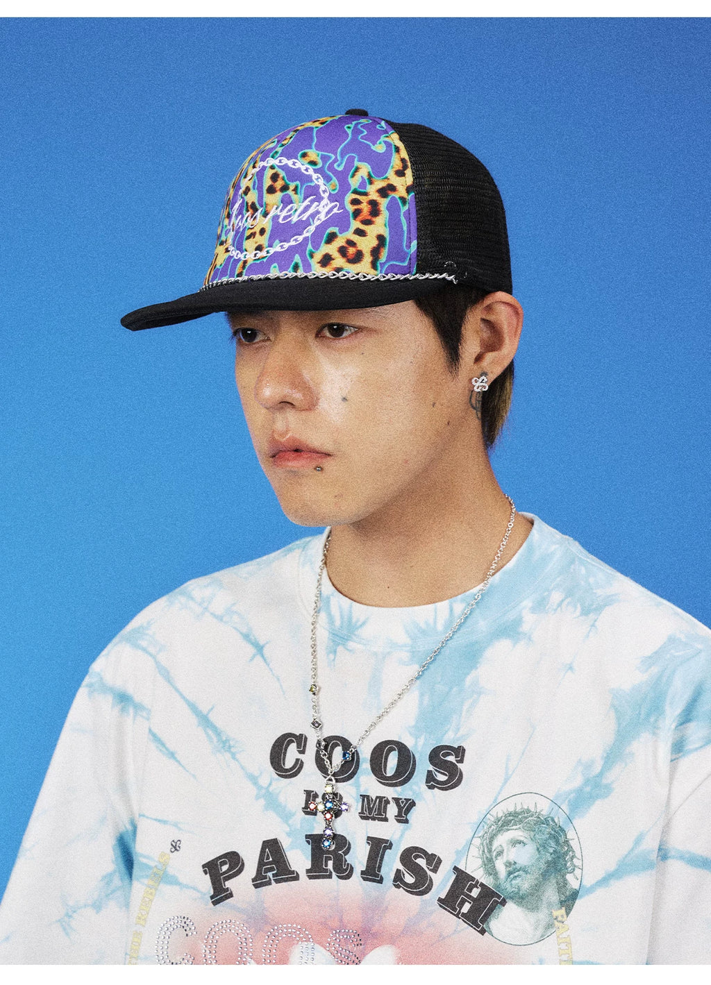 CoosRetro Hip Hop Graffiti Print Versatile Baseball Cap