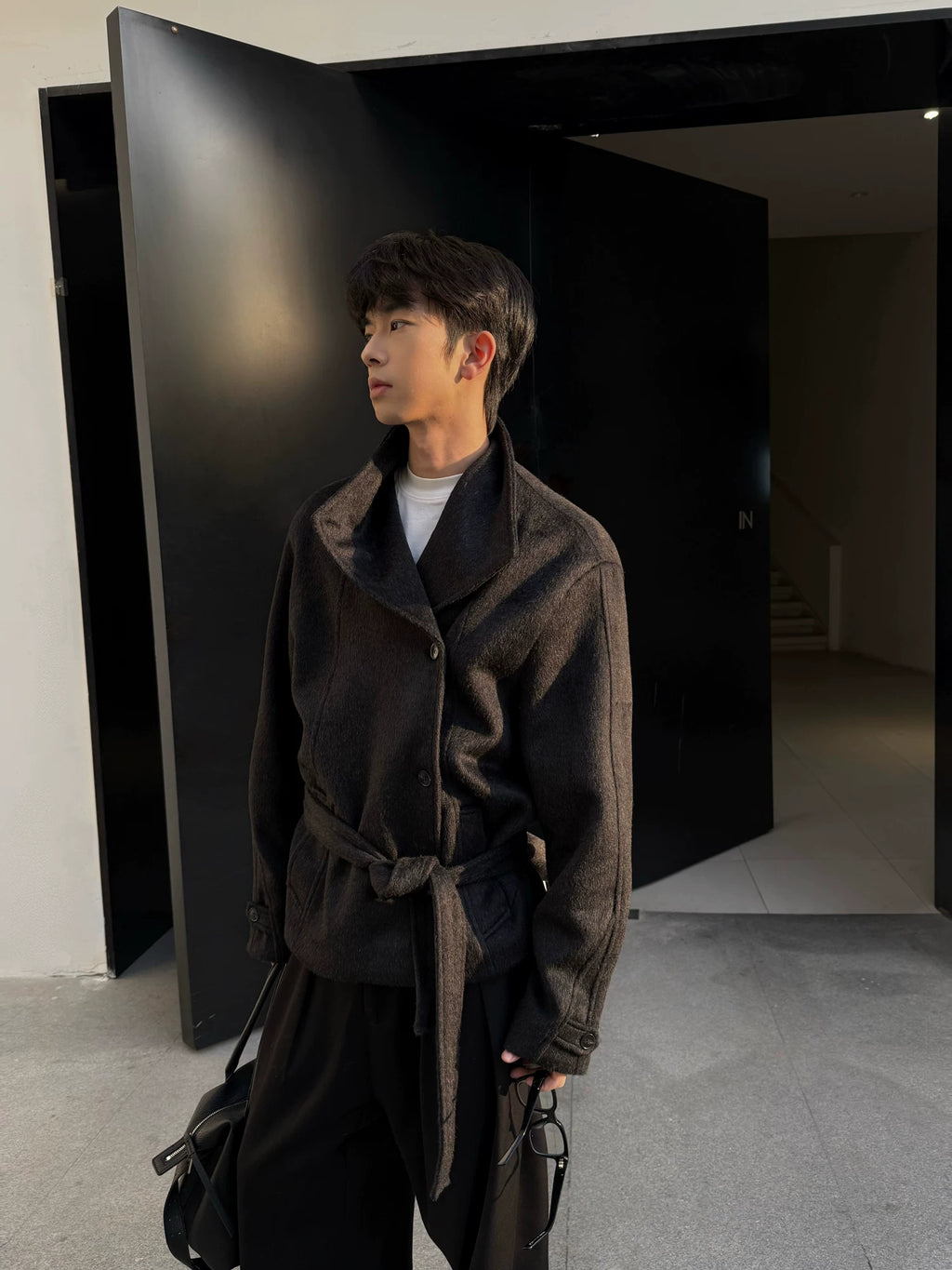 TAICHIISM Lapel Woolen British Jacket