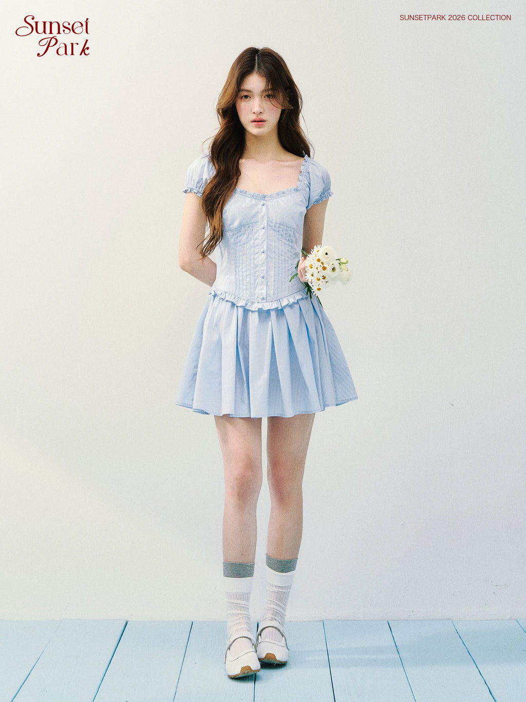 SunsetPark Striped Waist Slim Dress