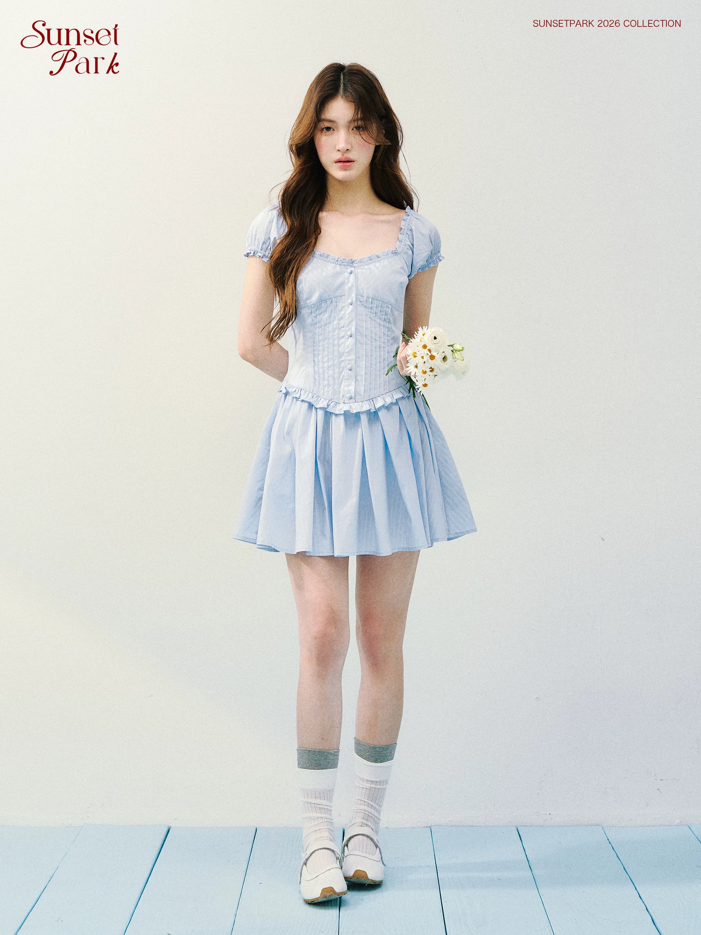 SunsetPark Striped Waist Slim Dress